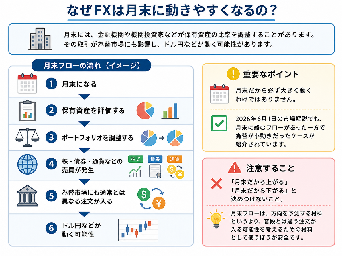 なぜFXは月末に動きやすくなるの？